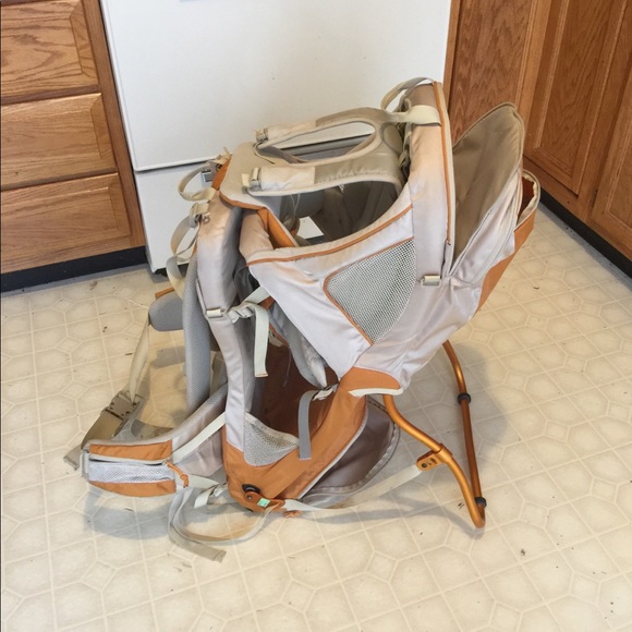 Kelty Kids Other - Kelty Kids Orange & Tan Hiking Carrier Backpack